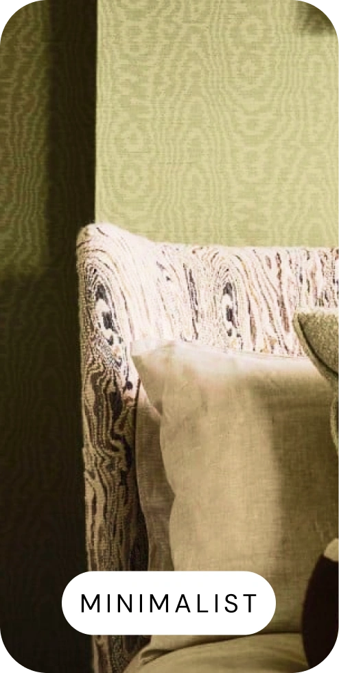 Green Abstract Minimalist Wallpaper by Harlequin